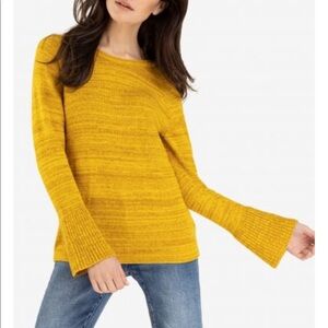 Bell Sleeve Crew Sweater